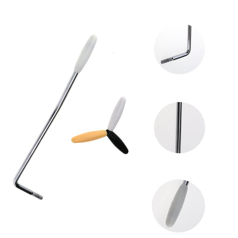 Micro Trader 0.2 Inch Thread Tremolo Arm Whammy Bar for MIM Strat Stratocaster Electric Guitar Chrome - Image 4